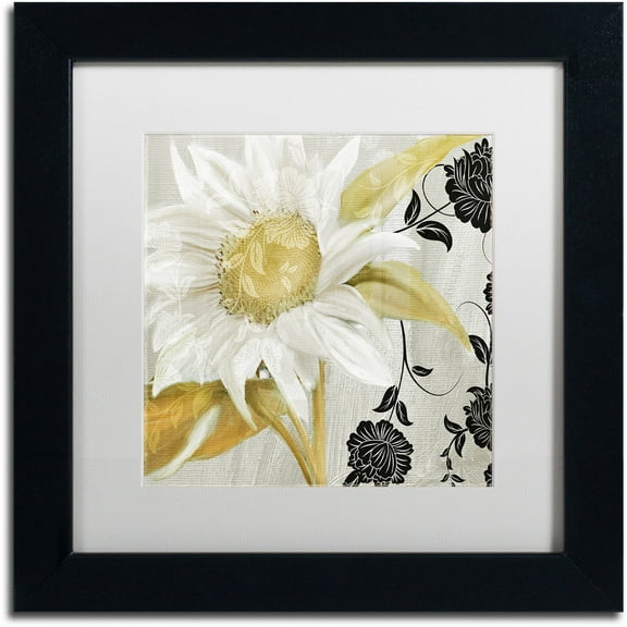 Trademark Fine Art "Sunroom I" Canvas Art by Color Bakery White Matte, Black Frame