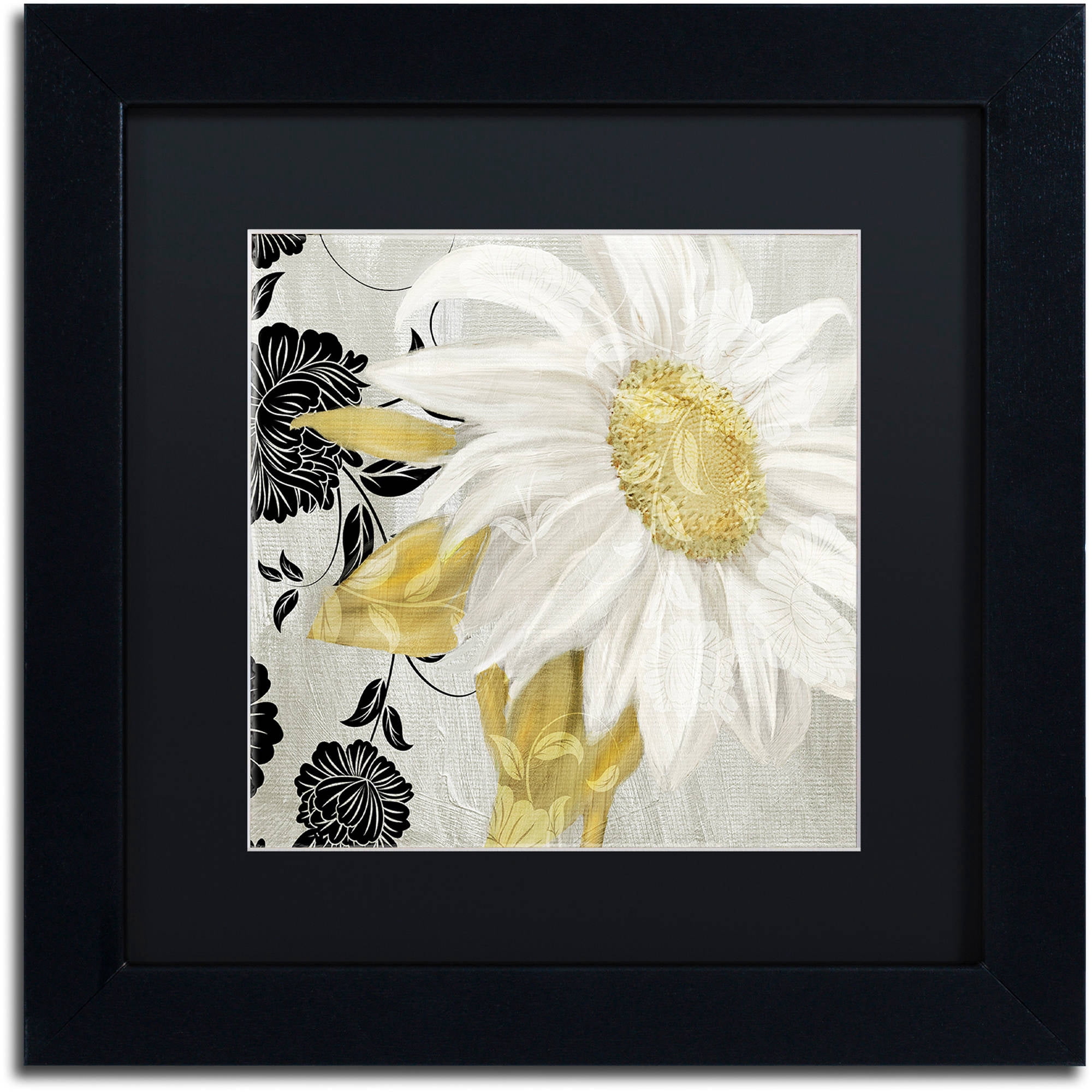 Trademark Fine Art "Sunroom II" Canvas Art by Color Bakery Black Matte, Black Frame