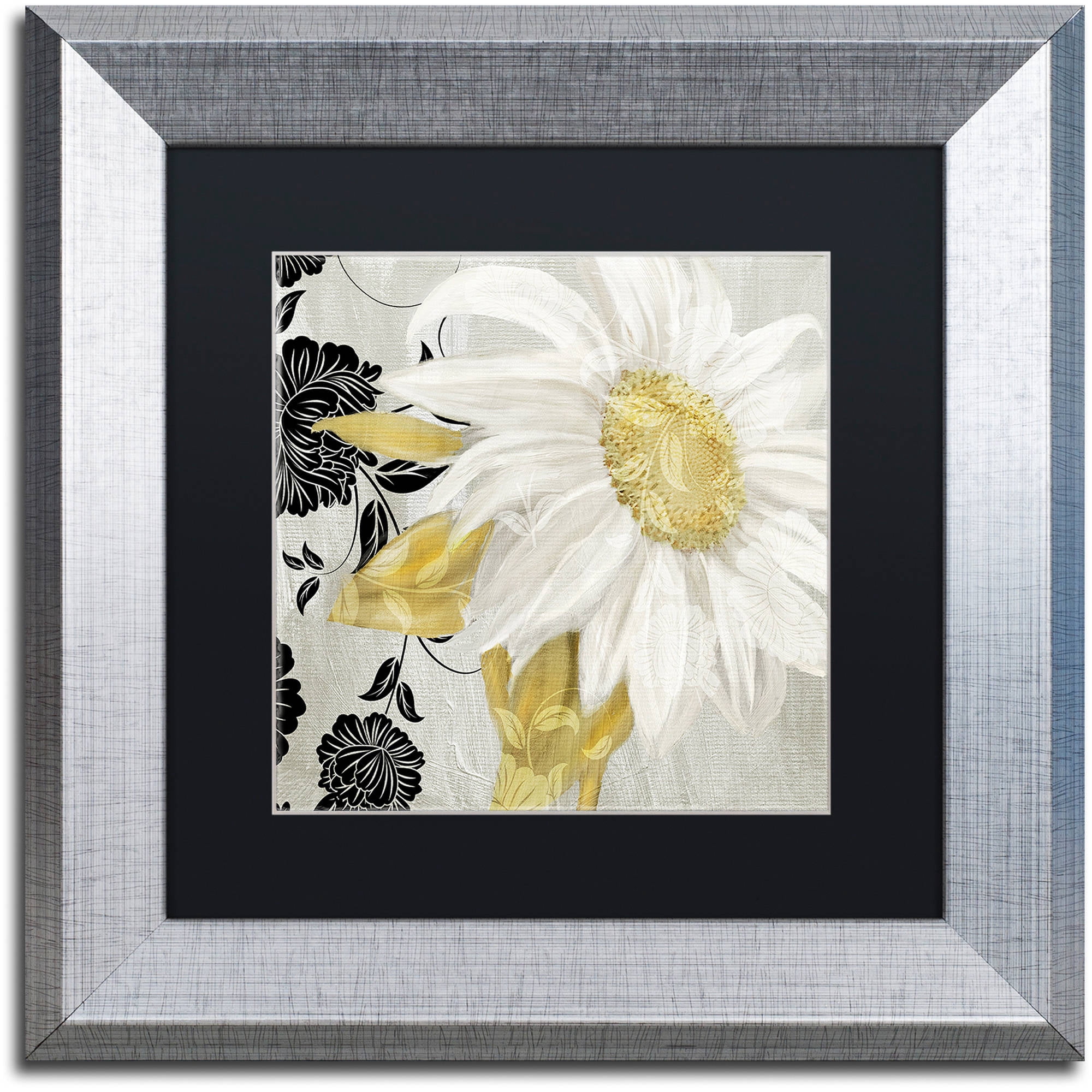 Trademark Fine Art "Sunroom II" Canvas Art by Color Bakery Black Matte, Silver Frame
