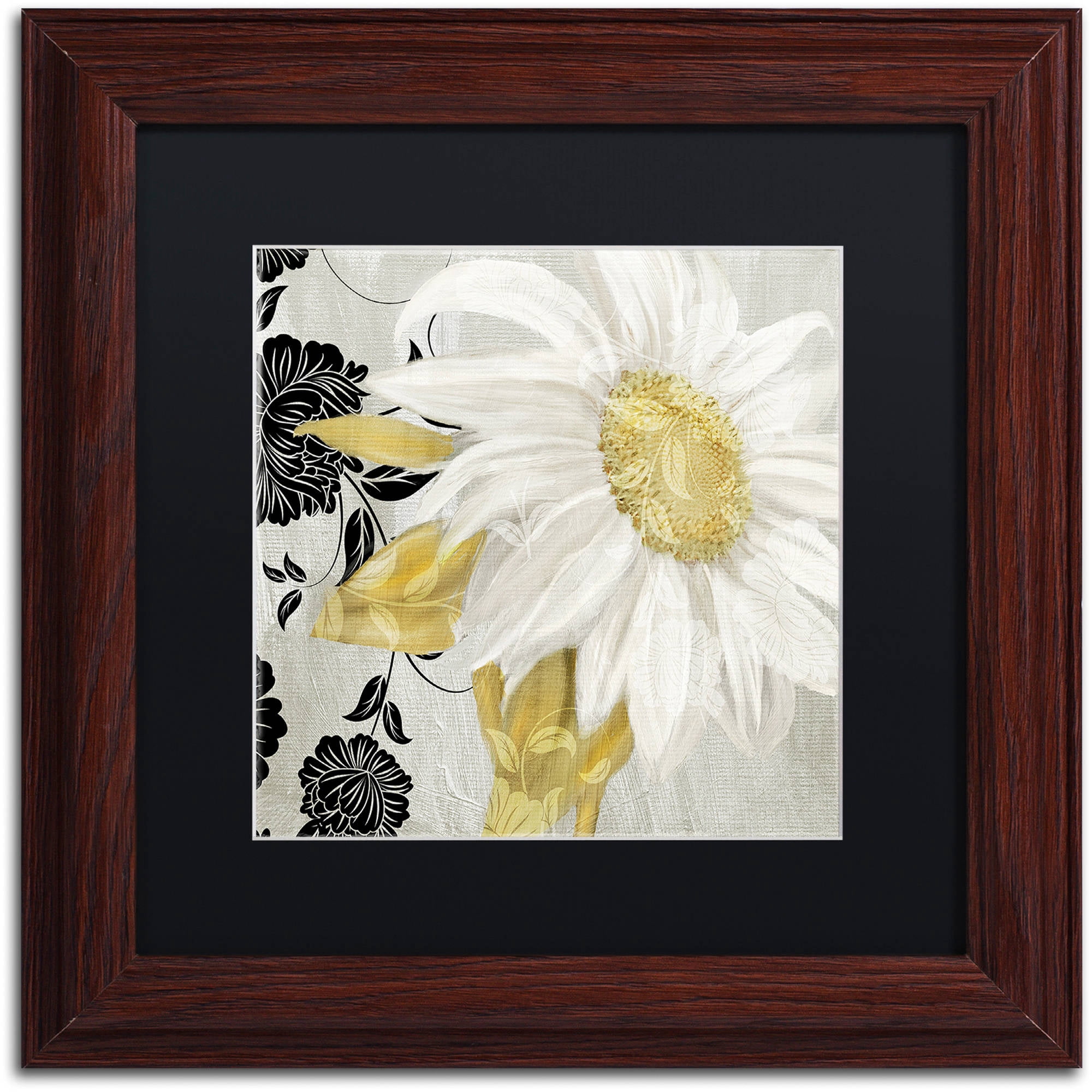 Trademark Fine Art "Sunroom II" Canvas Art by Color Bakery Black Matte, Wood Frame