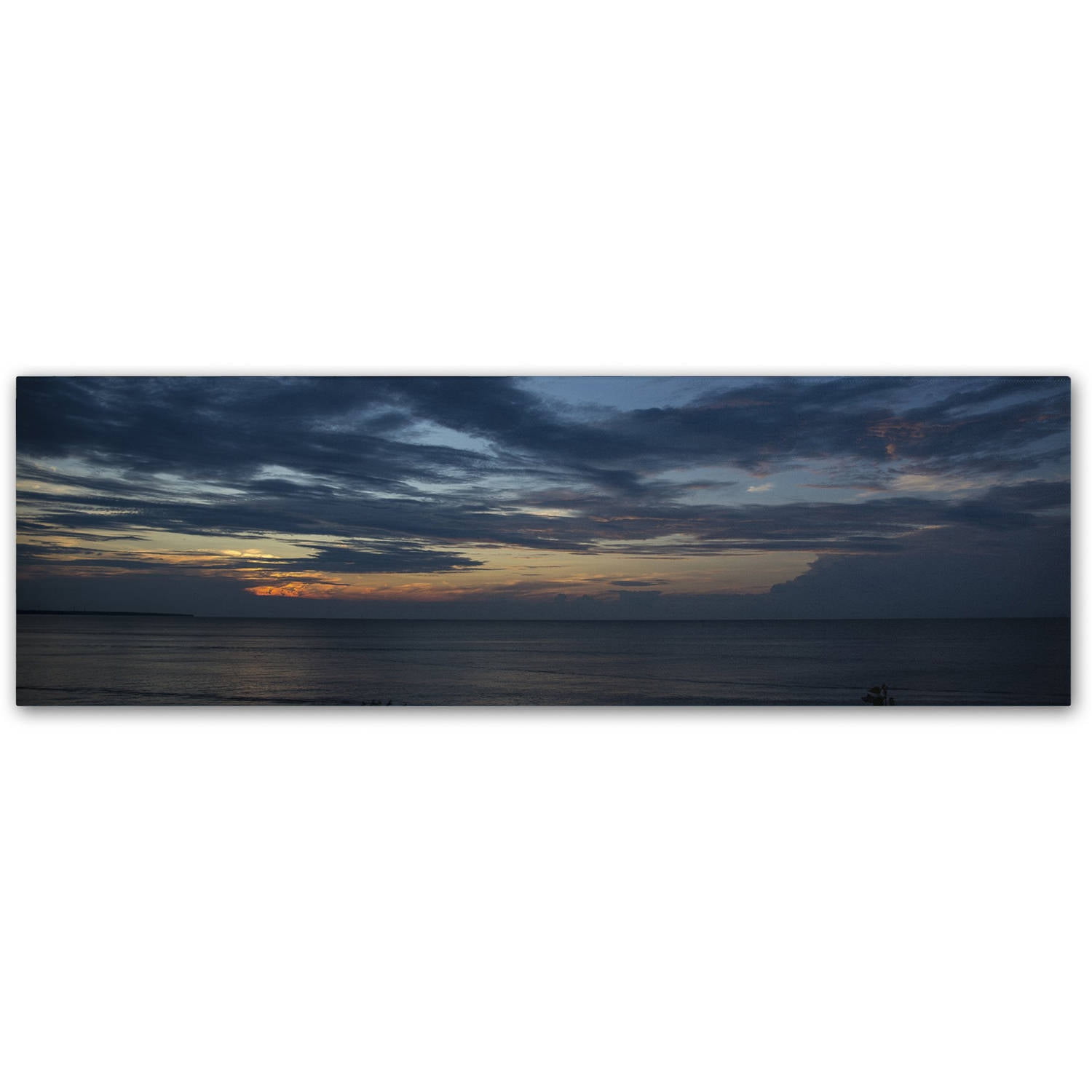 Trademark Fine Art "Sunset Behind a Front" Canvas Art by Kurt Shaffer