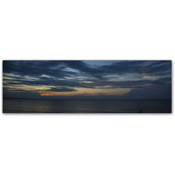 Trademark Fine Art "Sunset Behind a Front" Canvas Art by Kurt Shaffer