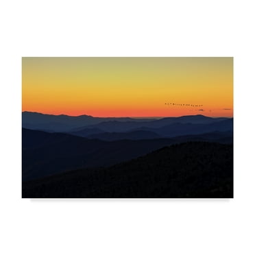 Trademark Fine Art 'Sunset Blue 1' Canvas Art by Galloimages Online