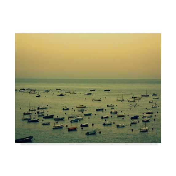 Trademark Fine Art 'Sunset Harbor II' Canvas Art by Lillian Bell