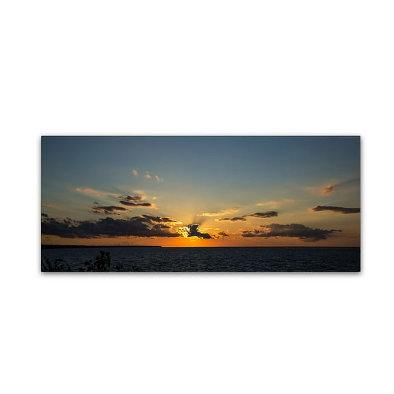 Trademark Fine Art "Sunset Horizon" Canvas Art by Kurt Shaffer