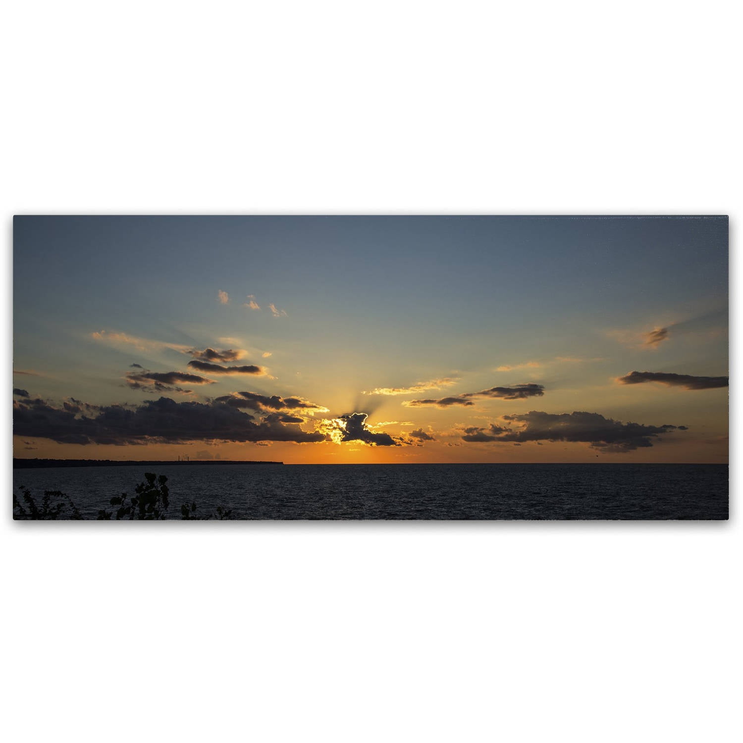Trademark Fine Art "Sunset Horizon" Canvas Art by Kurt Shaffer