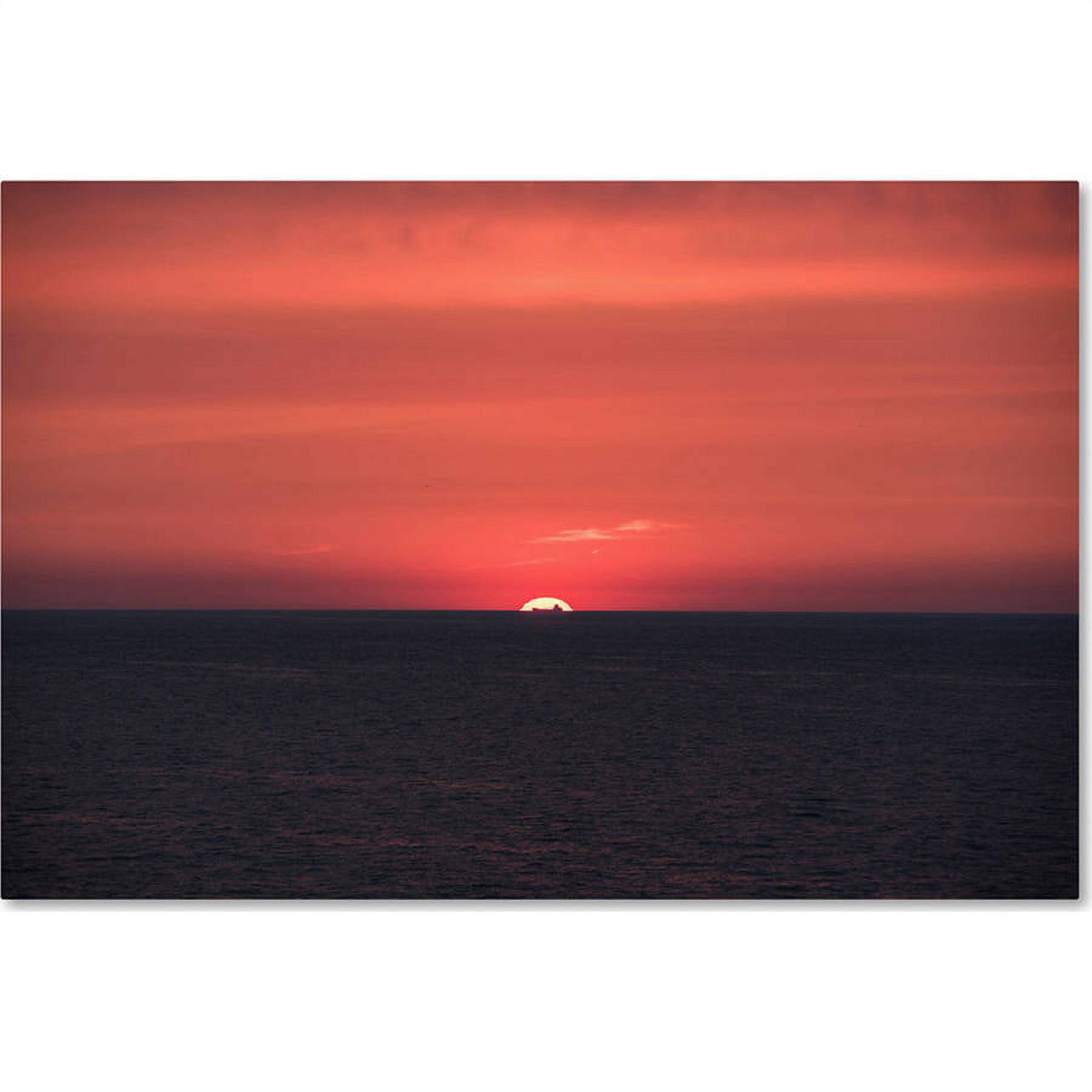 Trademark Fine Art "Sunset Ore Boat Lake Erie" Canvas Art by Kurt Shaffer