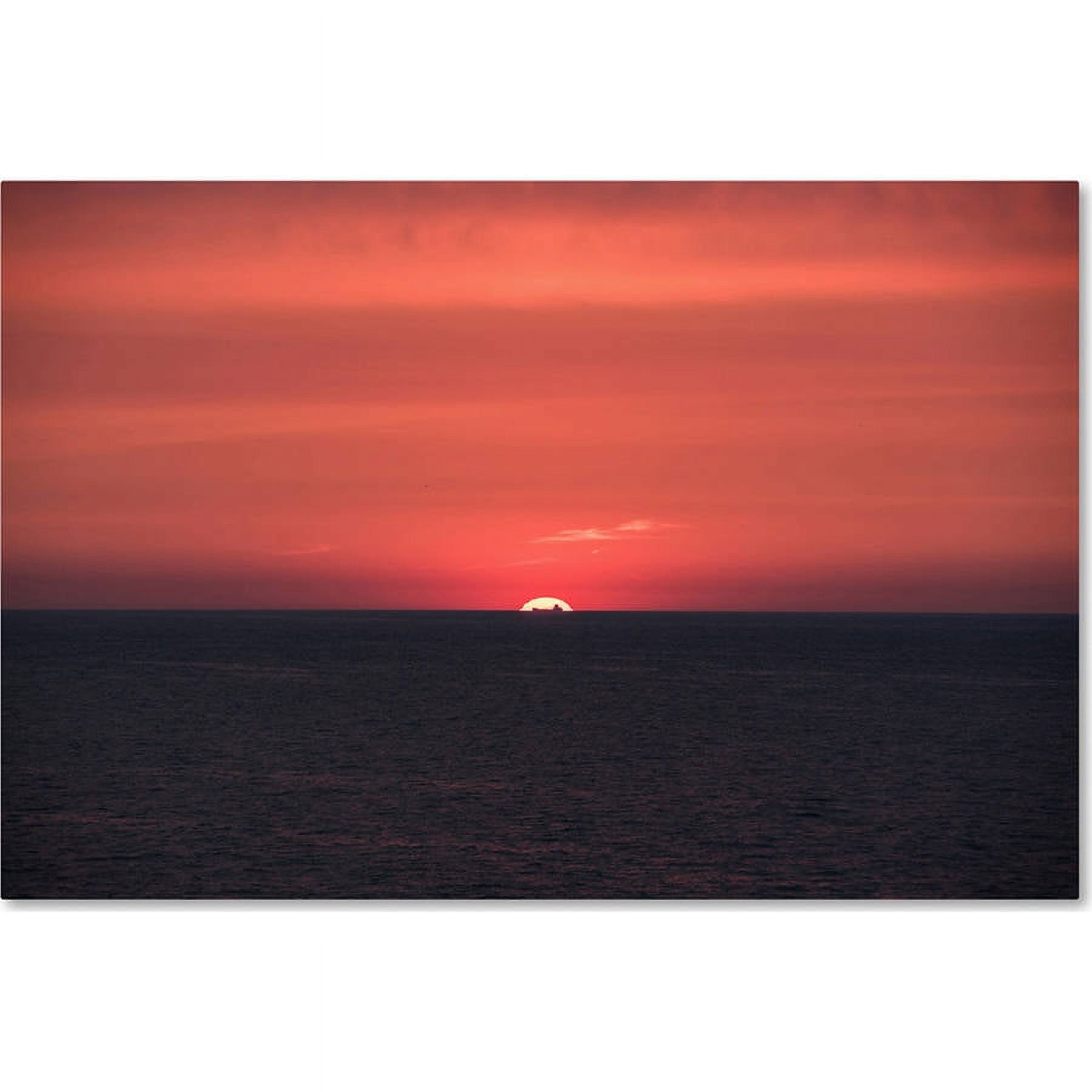 Trademark Fine Art "Sunset Ore Boat Lake Erie" Canvas Art by Kurt Shaffer