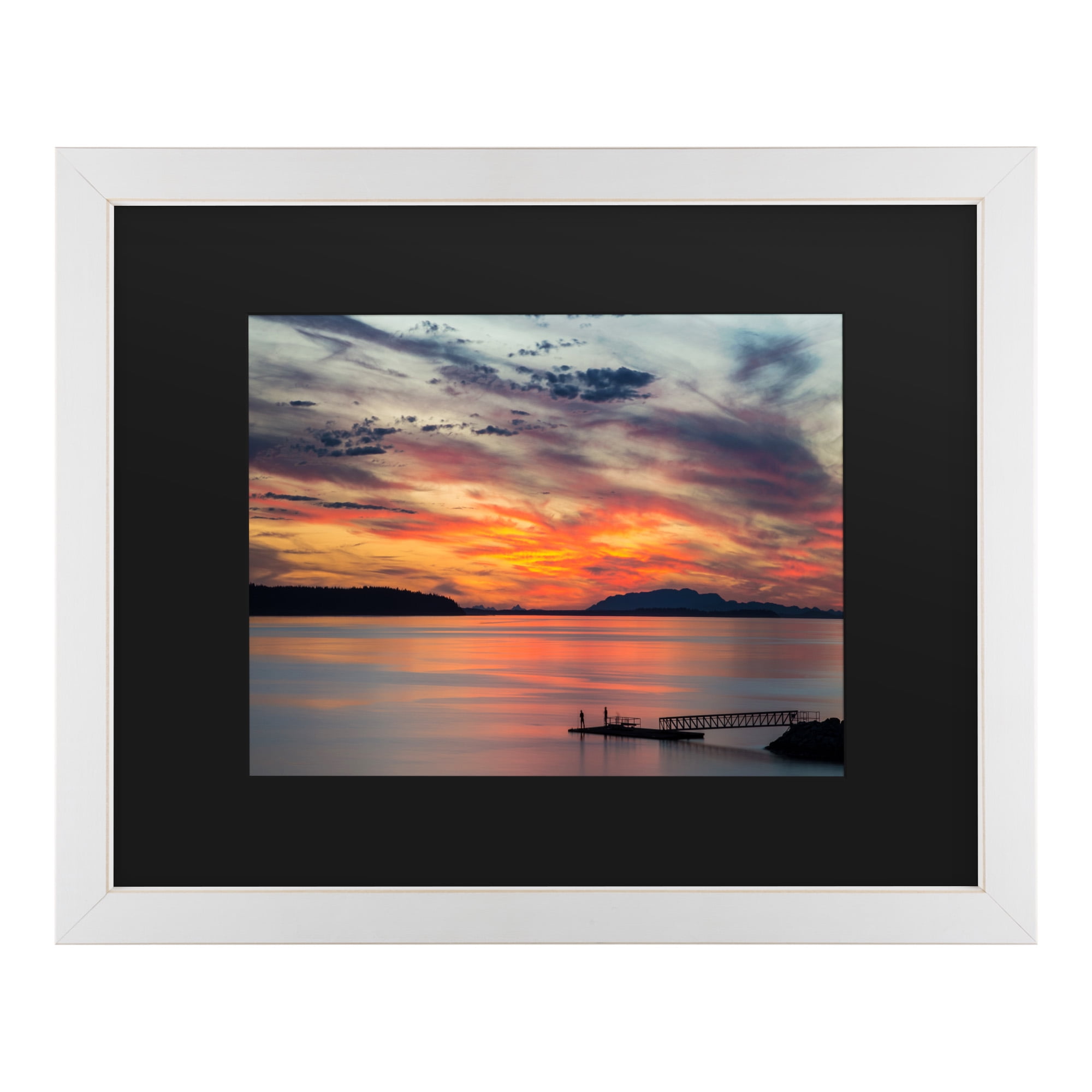 Trademark Fine Art 'Sunset Pier' Canvas Art by Pierre Leclerc
