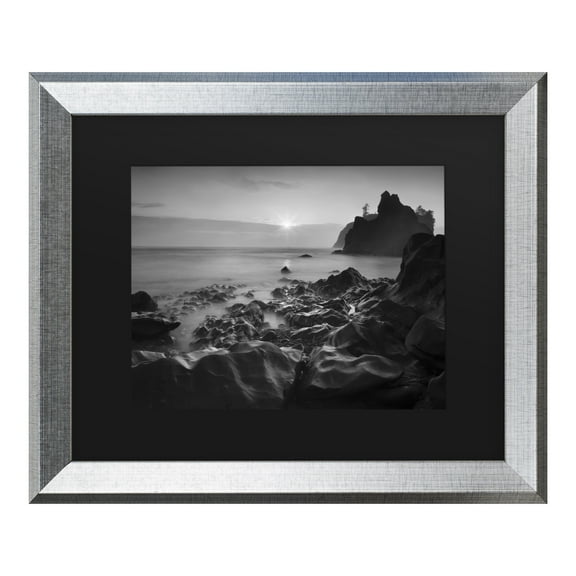 Trademark Fine Art 'Sunset at Ruby Beach' Canvas Art by Moises Levy