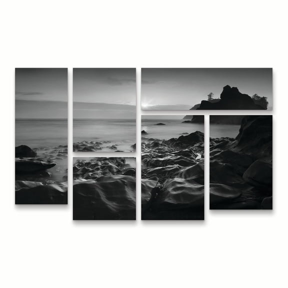 Trademark Fine Art 'Sunset at Ruby Beach' Canvas Art by Moises Levy