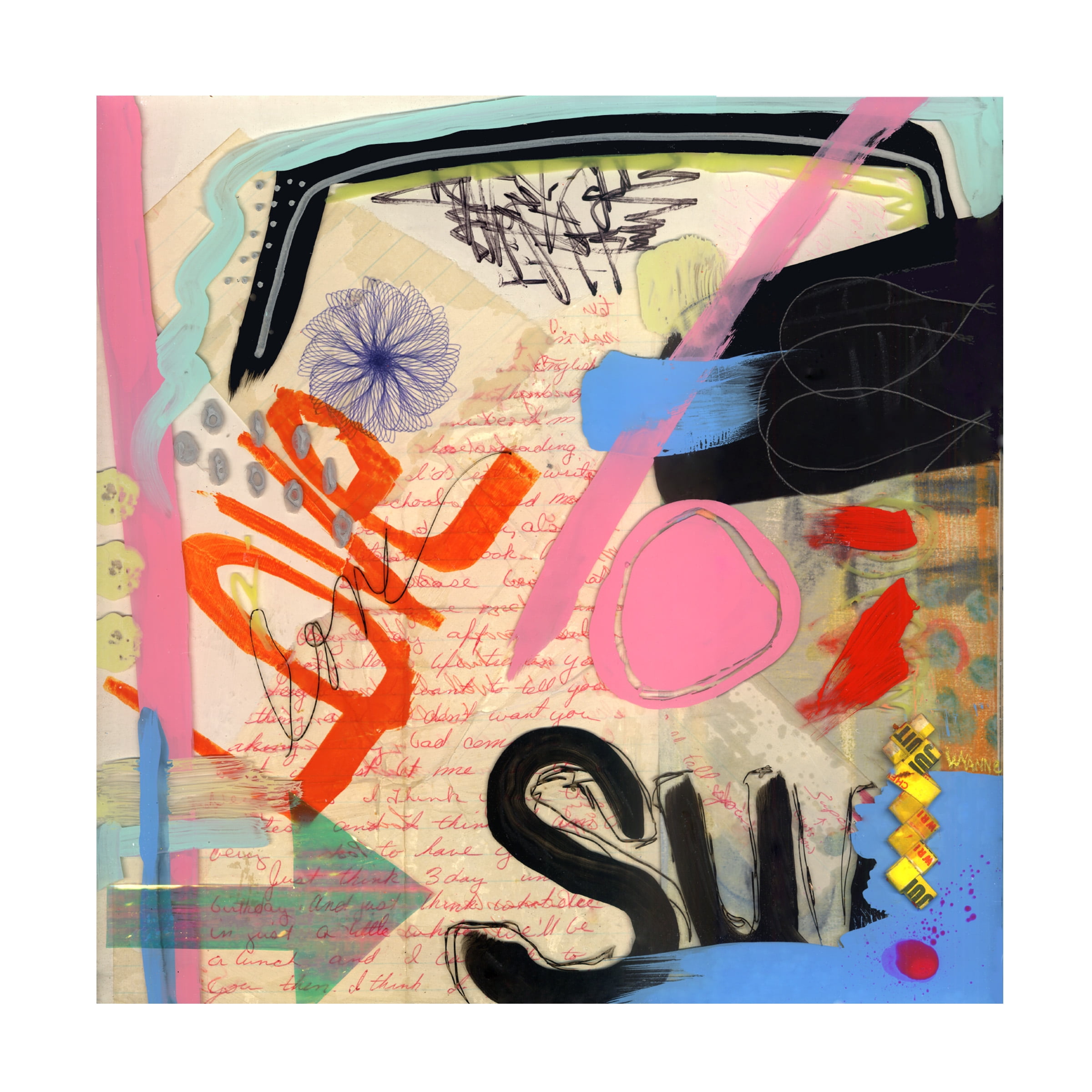 Trademark Fine Art 'Super Love' Canvas Art by Wyanne