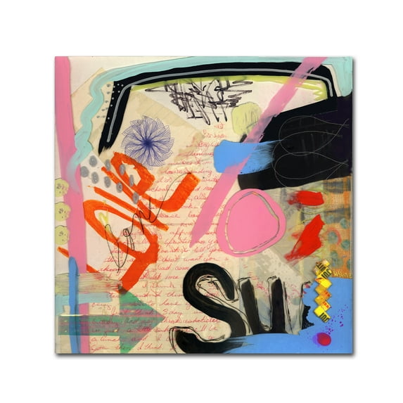 Trademark Fine Art 'Super Love' Canvas Art by Wyanne