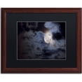 thumbnail image 1 of Trademark Fine Art "Supermoon " Canvas Art by Jason Shaffer, Black Matte, Wood Frame, 1 of 4