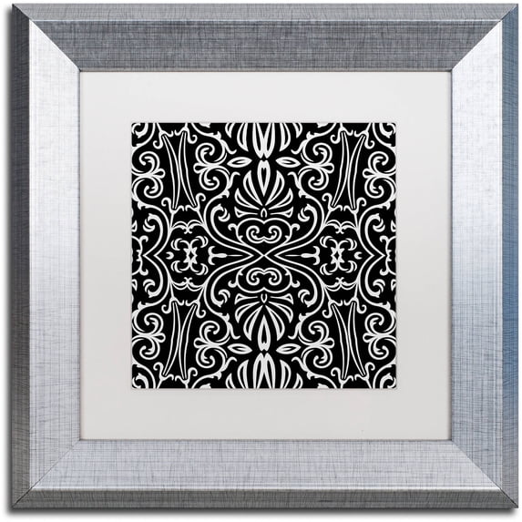Trademark Fine Art "Suriah I" Canvas Art by Color Bakery White Matte, Silver Frame
