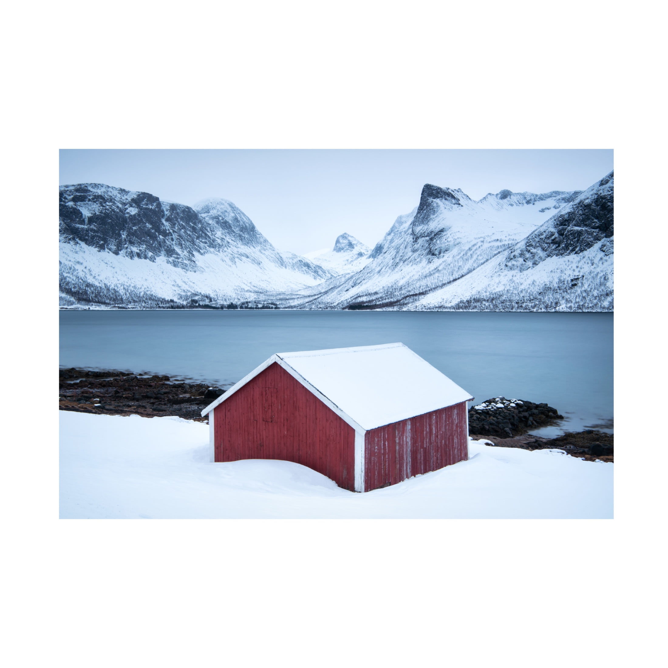Trademark Fine Art Susanne Landolt Red Hut Canvas Wall Art