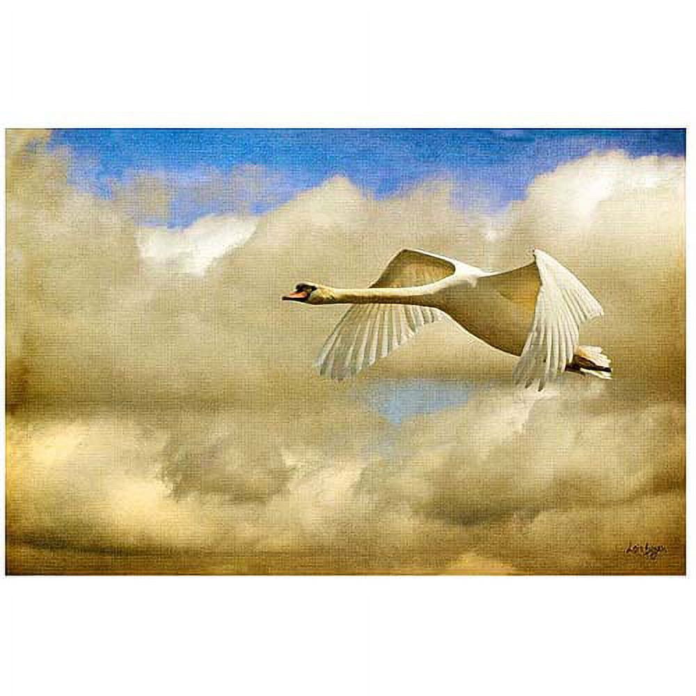 Trademark Fine Art "Swan Song" Canvas Art by Lois Bryan
