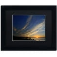 thumbnail image 1 of Trademark Fine Art "Sweeping Sunset" Canvas Art by Kurt Shaffer Black Matte, Black Frame, 1 of 4