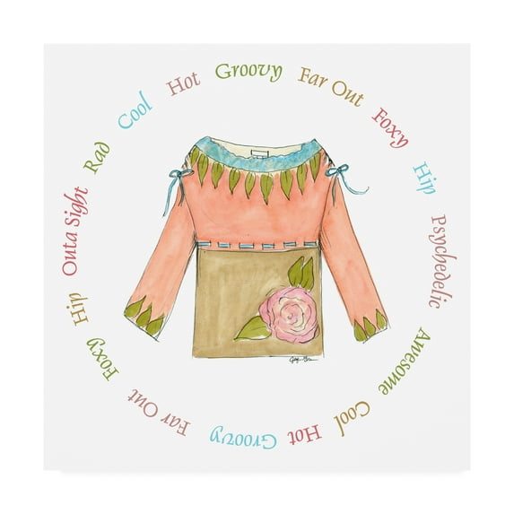 Trademark Fine Art 'Sweet And Sophisticated I Childrens Art' Canvas Art by Vision Studio