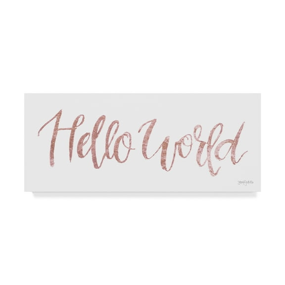 Trademark Fine Art 'Sweet Baby Girl I Pink' Canvas Art by Jenaya Jackson