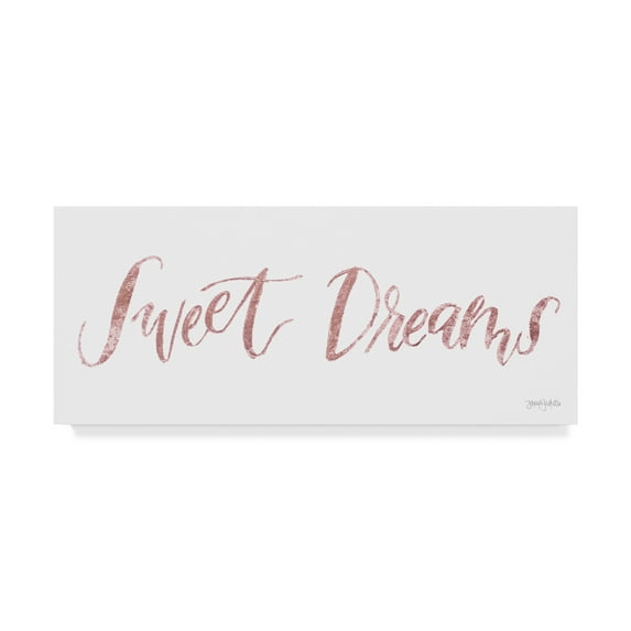 Trademark Fine Art 'Sweet Baby Girl II Pink' Canvas Art by Jenaya Jackson