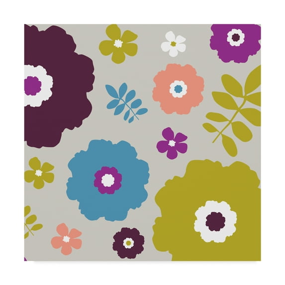 Trademark Fine Art 'Sweet Floral III' Canvas Art by Nicole Ketchum