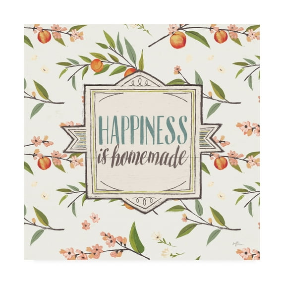 Trademark Fine Art 'Sweet Life VI White v2' Canvas Art by Janelle Penner
