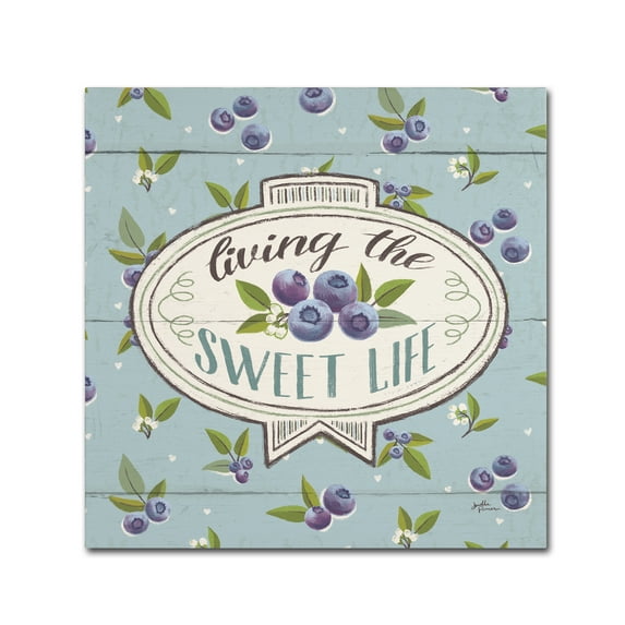 Trademark Fine Art 'Sweet Life VIII' Canvas Art by Janelle Penner