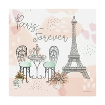 Trademark Fine Art 'Sweet Paris III' Canvas Art by Laura Marshall