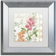 thumbnail image 1 of Trademark Fine Art "Sweet Pea" Canvas Art by Color Bakery White Matte, Silver Frame, 1 of 4