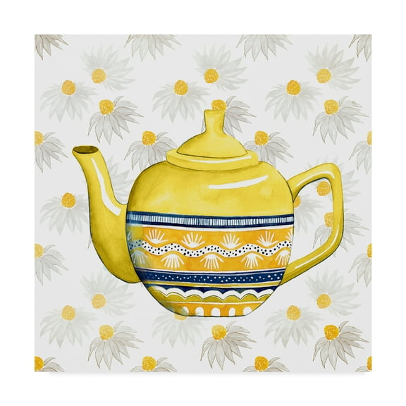 Trademark Fine Art 'Sweet Teapot V' Canvas Art by Grace Popp