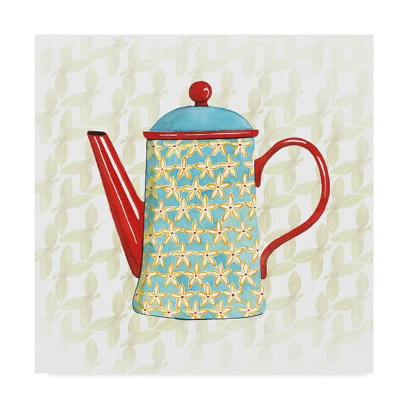 Trademark Fine Art 'Sweet Teapot VI' Canvas Art by Grace Popp