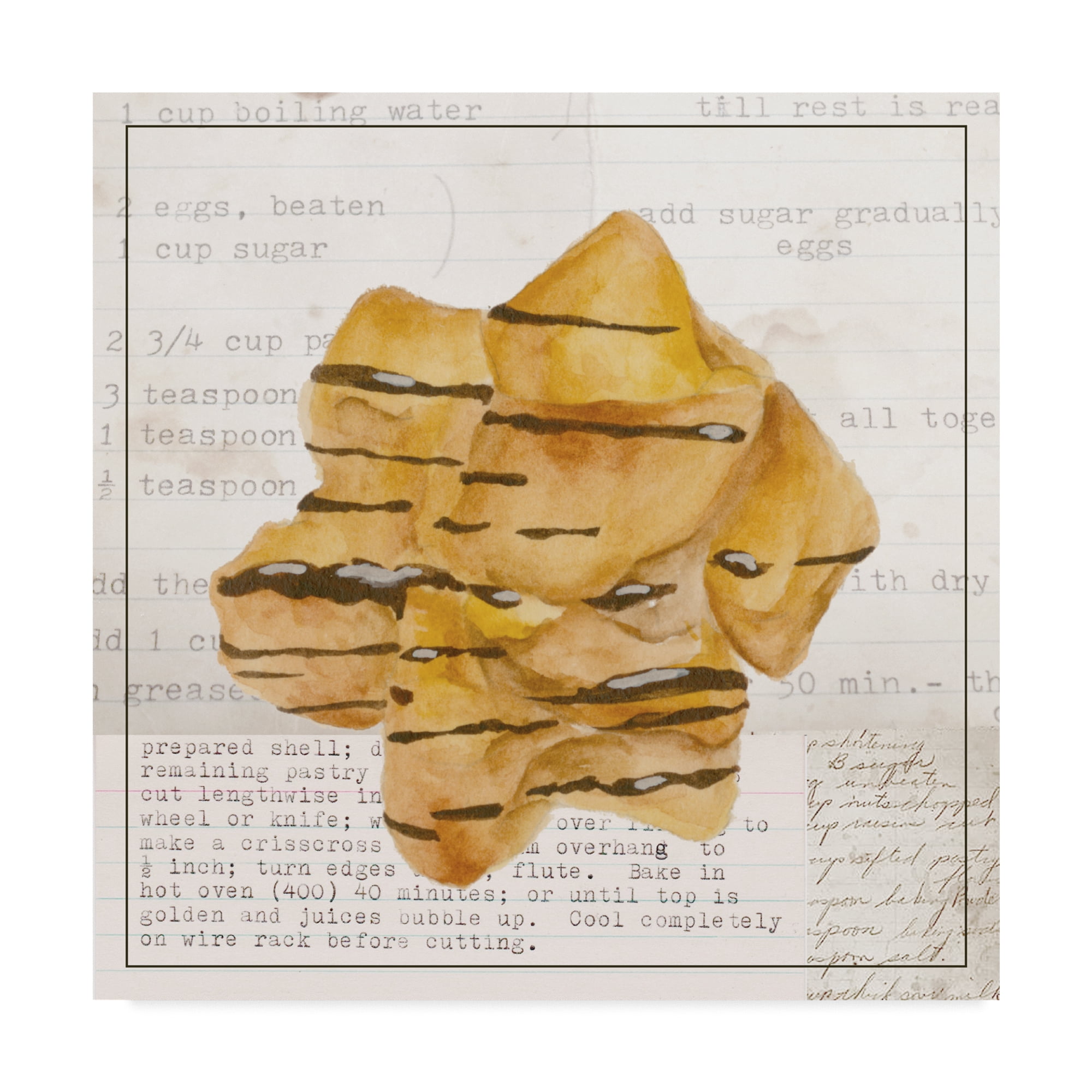 Trademark Fine Art 'Sweet Tooth Pastries I' Canvas Art by Melissa Wang