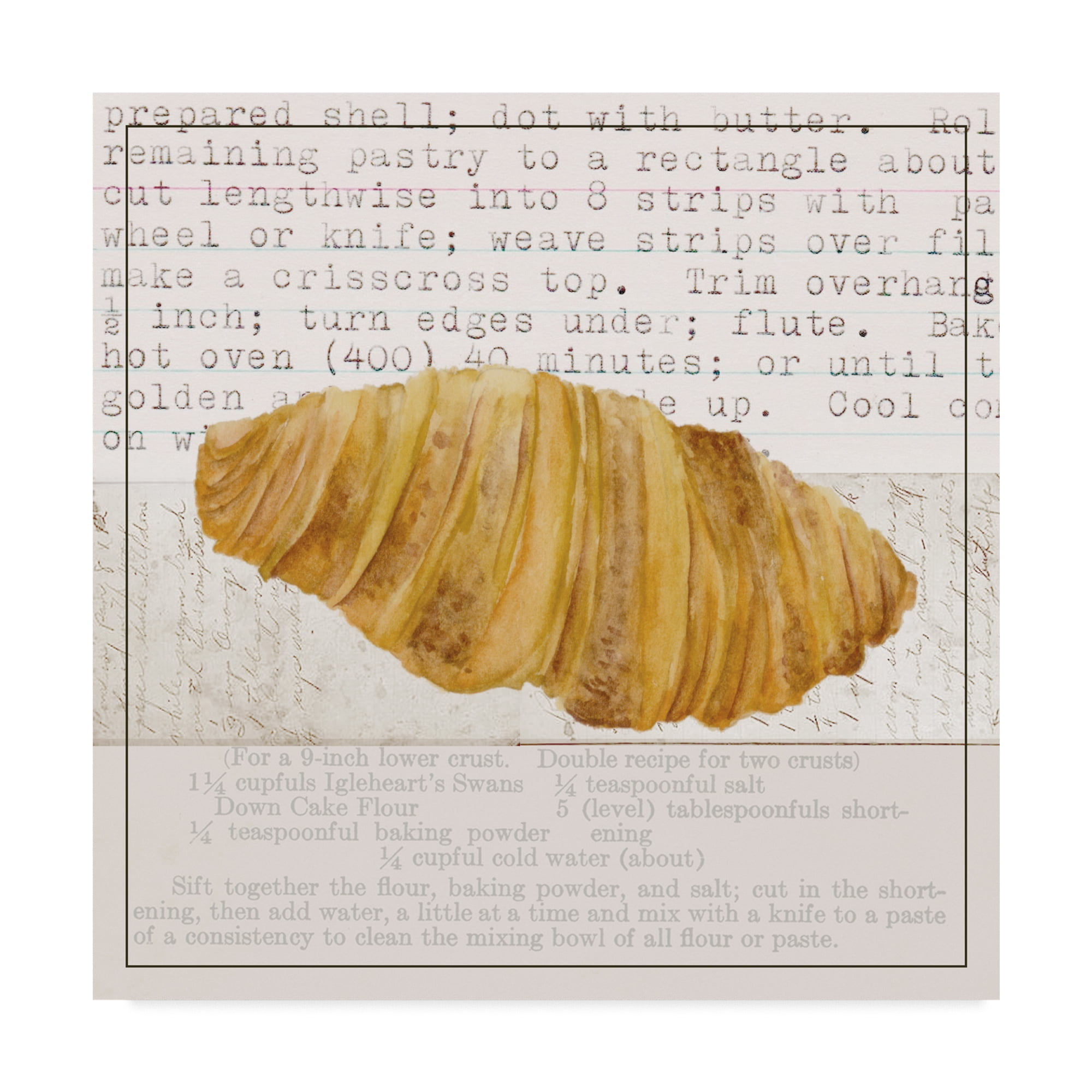 Trademark Fine Art 'Sweet Tooth Pastries III' Canvas Art by Melissa Wang