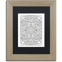 Trademark Fine Art "Swimming" Canvas Art by Kathy G. Ahrens, Black Matte, Birch Frame