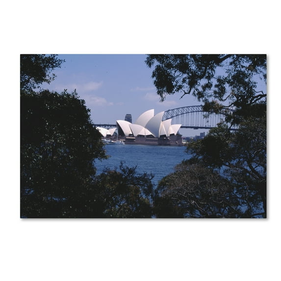 Trademark Fine Art 'Sydney Opera House' Canvas Art by Robert K Jones