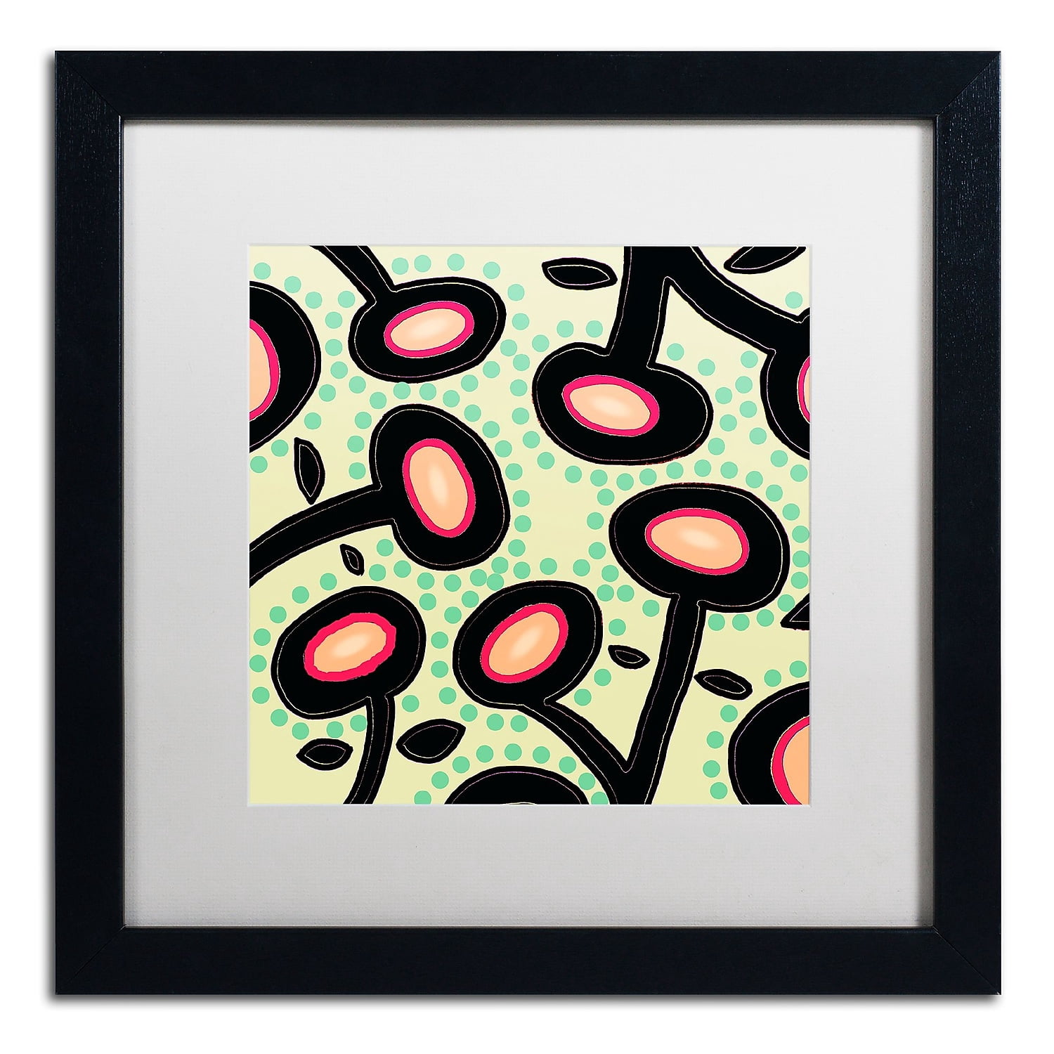 Trademark Fine Art Sylvie Demers 'Mon Jardin' 16 x 16 (ALI0913-B1616MF)