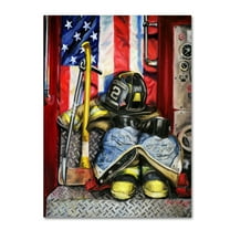 Trademark Fine Art 'Symbols Of Heroism' Canvas Art by Paul Walsh
