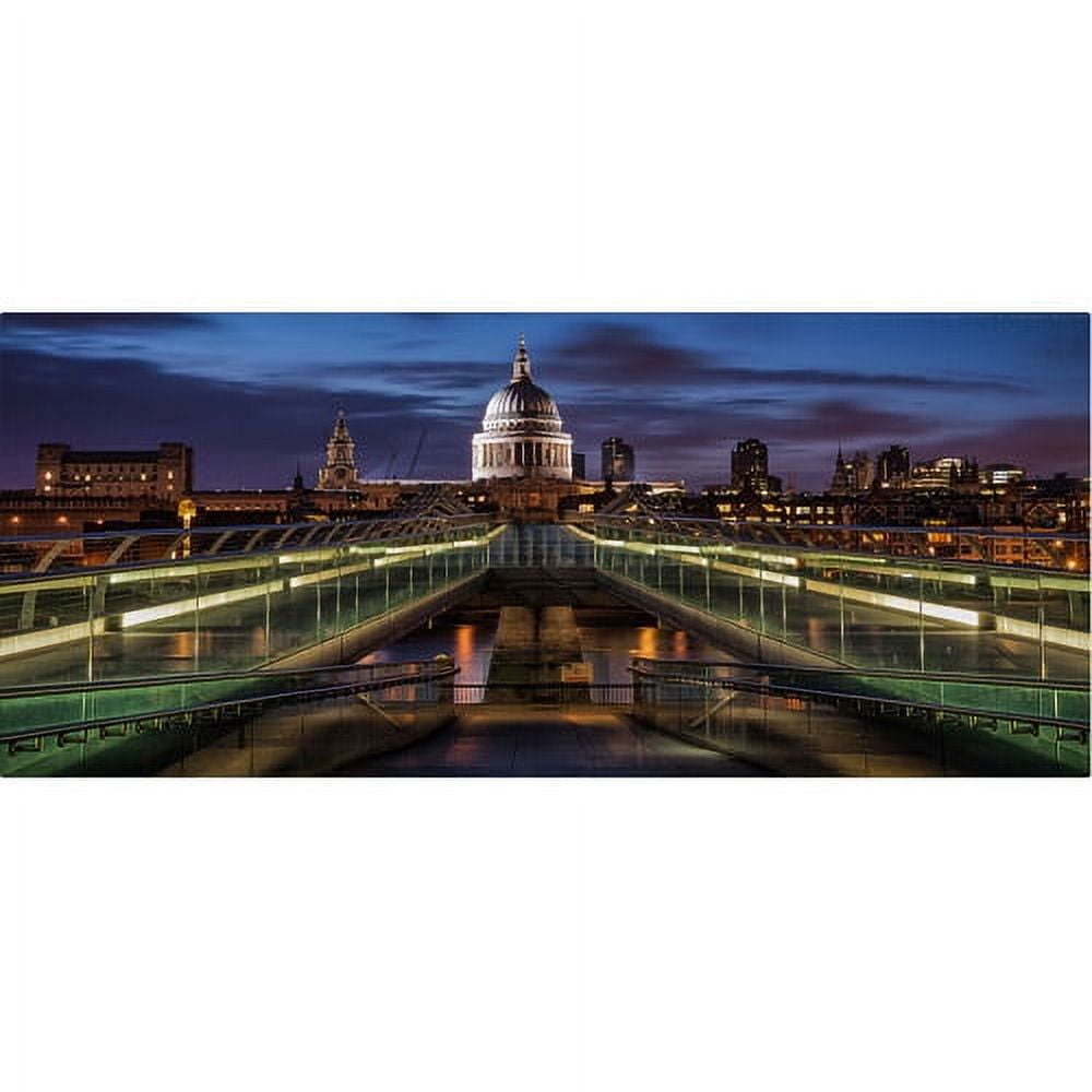 Symmetries of London Black and White Canvas Art