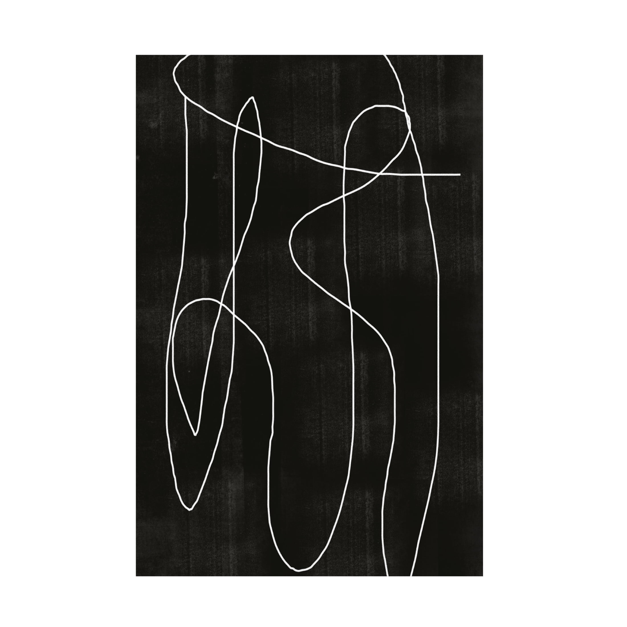 Trademark Fine Art THE MIUUS STUDIO Abstract Line No2 Canvas Wall Art