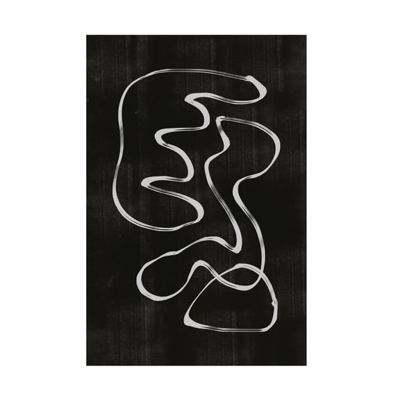 Trademark Fine Art THE MIUUS STUDIO Abstract Line No3 Canvas Wall Art