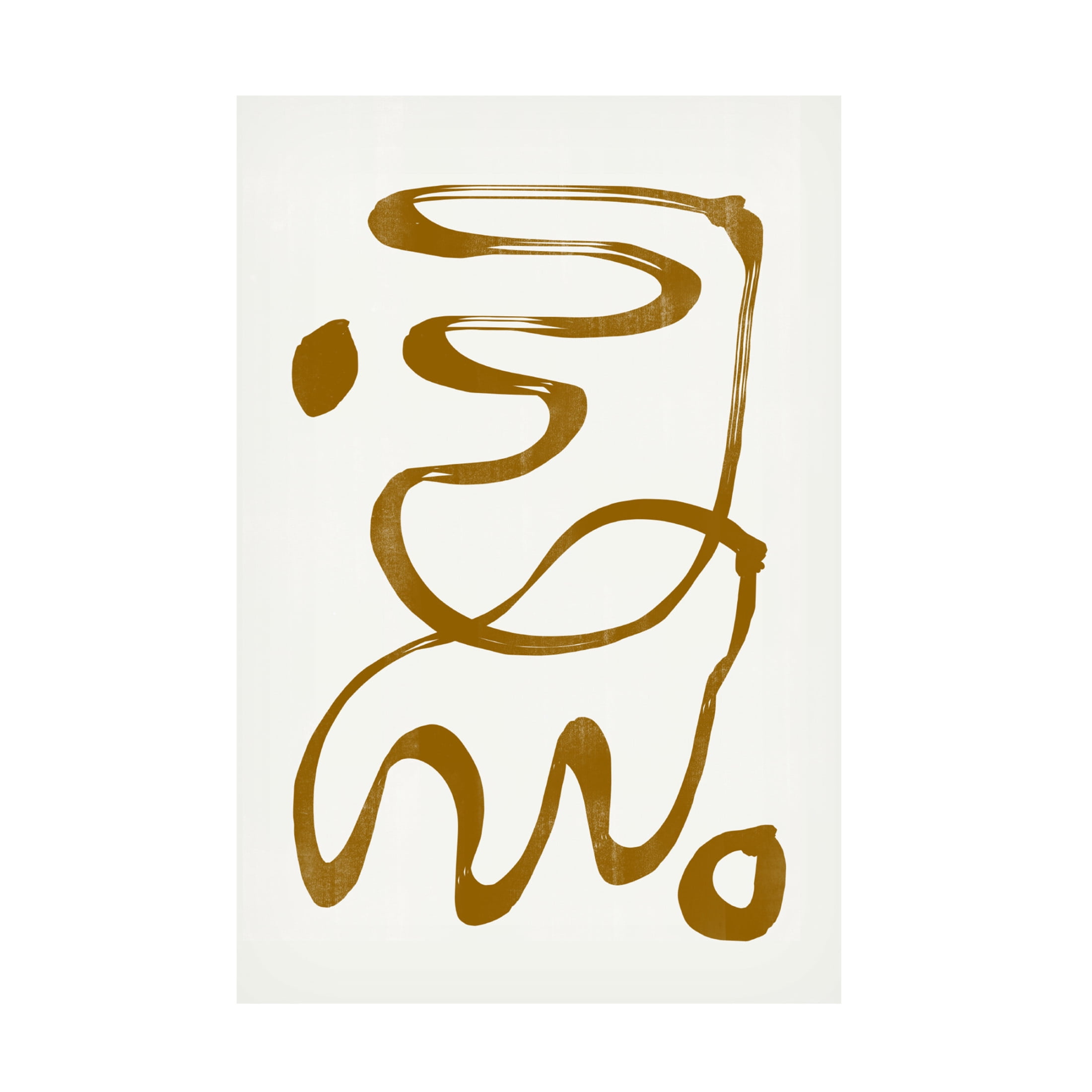 Trademark Fine Art THE MIUUS STUDIO Abstract Line No6 Canvas Wall Art