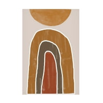 Trademark Fine Art THE MIUUS STUDIO Abstract Rainbow Canvas Wall Art