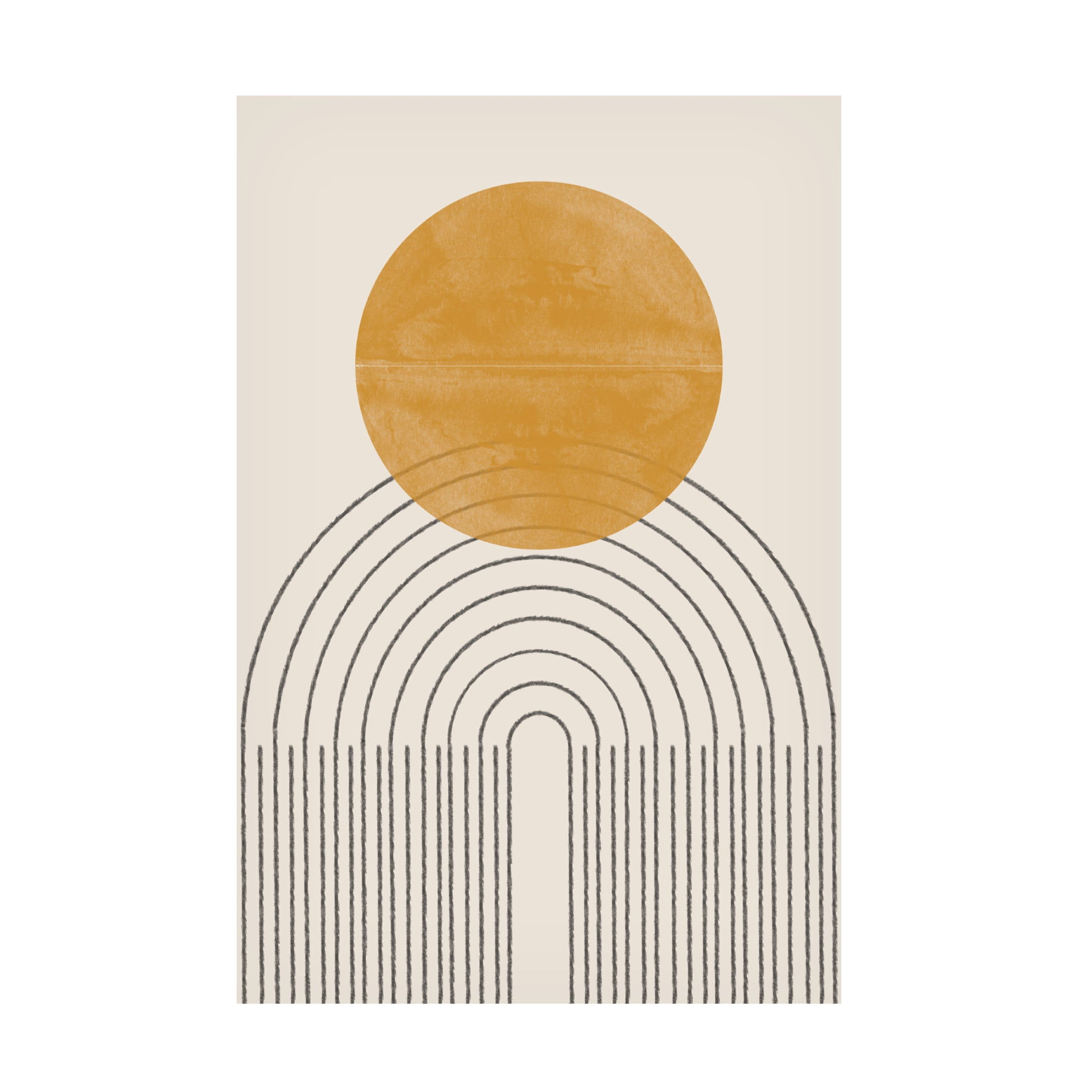 Trademark Fine Art THE MIUUS STUDIO Arch Composition No4 Canvas Wall Art