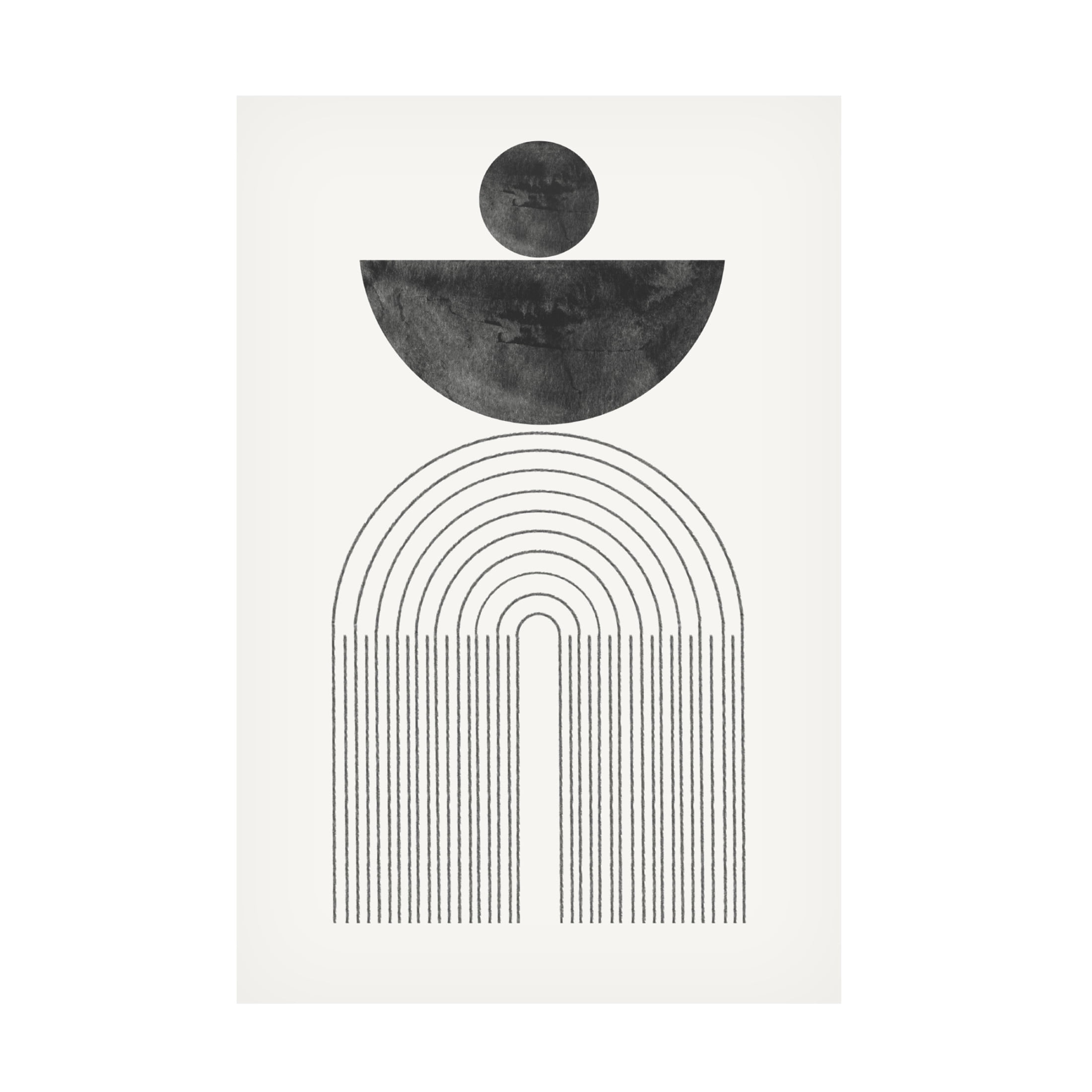 Trademark Fine Art THE MIUUS STUDIO Arch Composition No6 Canvas Wall Art