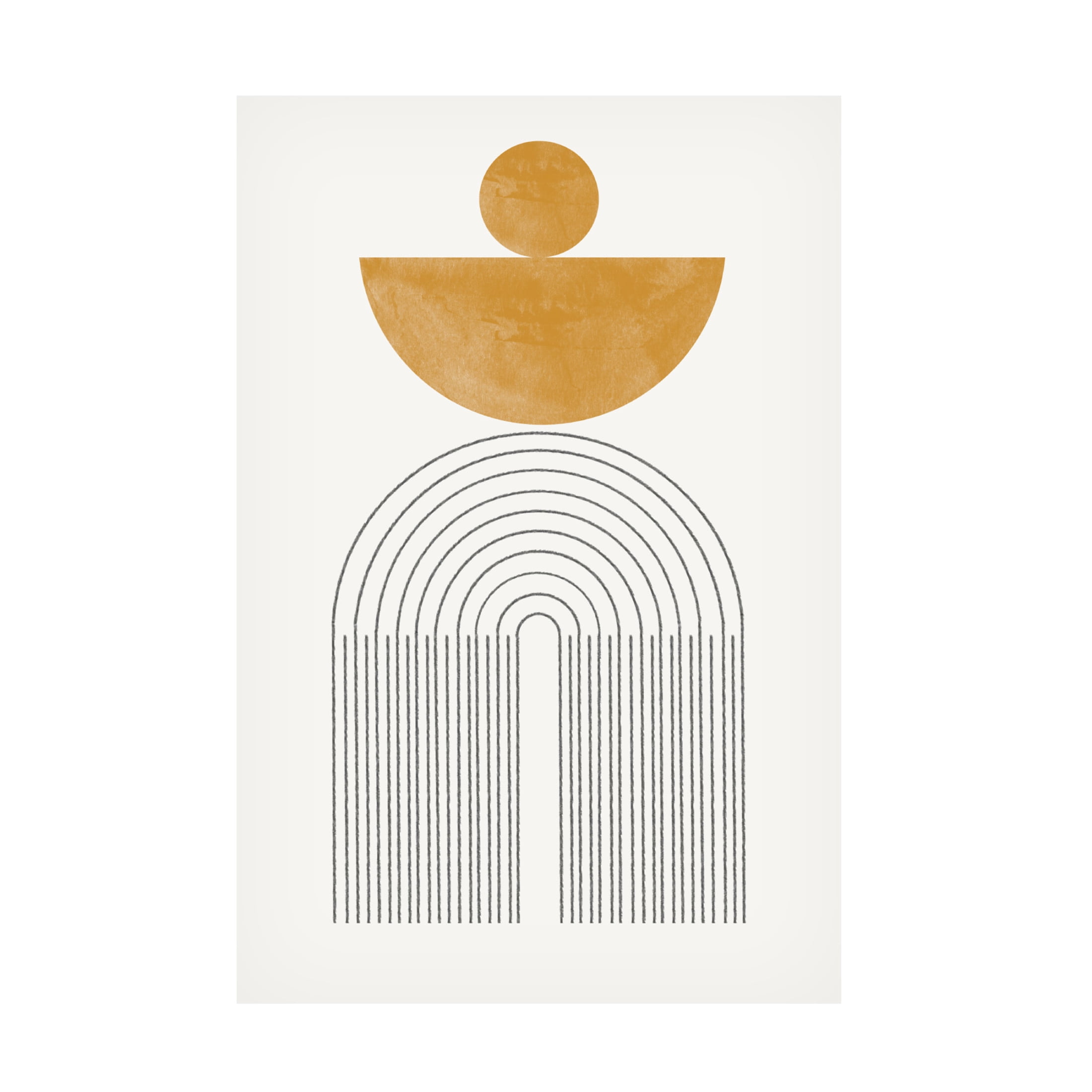 Trademark Fine Art THE MIUUS STUDIO Arch Composition No7 Canvas Wall Art