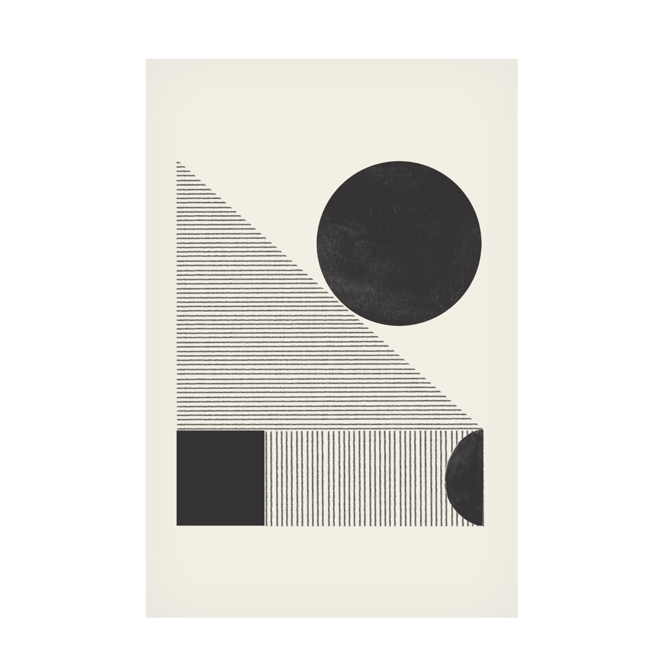 Trademark Fine Art THE MIUUS STUDIO Composition IX Canvas Wall Art