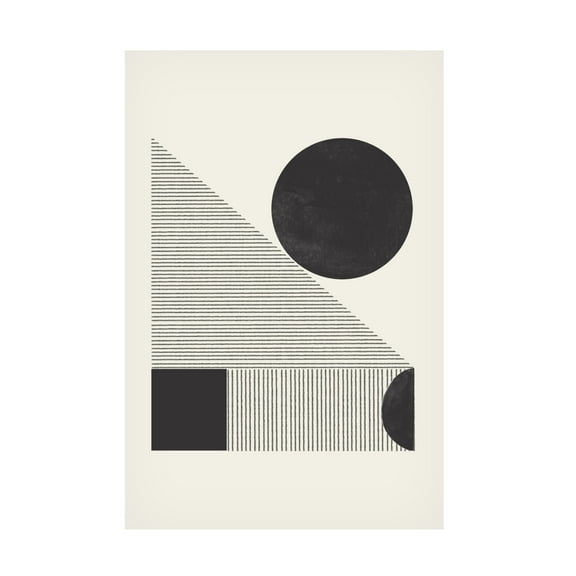 Trademark Fine Art THE MIUUS STUDIO Composition IX Canvas Wall Art