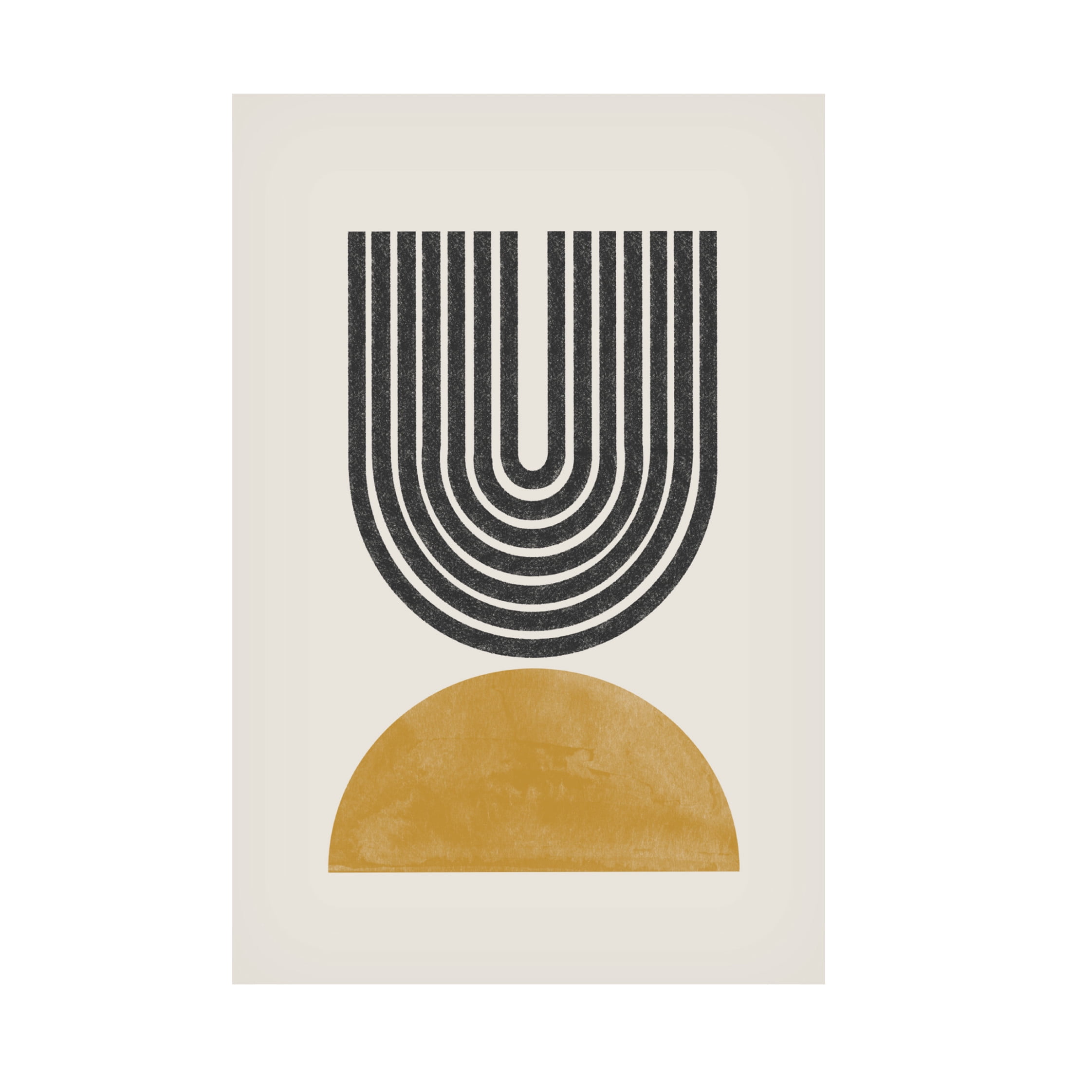 Trademark Fine Art THE MIUUS STUDIO Mid Century Modern No1 Canvas Wall Art
