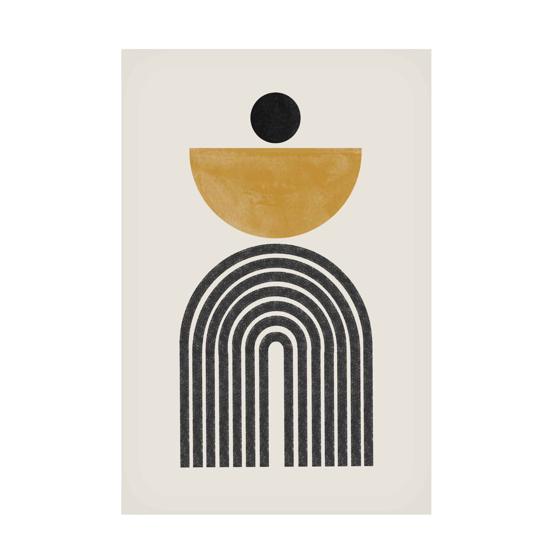 Trademark Fine Art THE MIUUS STUDIO Mid Century No2 Canvas Wall Art